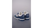 (Free Shipping)Louis Vuitton Trainer #54 Signature Blue White