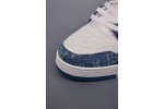 (Free Shipping)Louis Vuitton Trainer #54 Signature Blue White