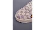 (Free Shipping)Nike Air Force 1 Mid x LOUIS VUITTON LV 'Beige' 1A9VE6