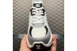 (Free Shipping)Louis Vuitton RUN 55 WMS WHITE/BROWN/BLACK 1AASDF