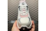 (Free Shipping)Louis Vuitton RUN 55 WMS White Pink 1ABVI5