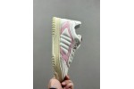 (Free Shipping)Gucci Re-Web Leather Sneakers Pink 785728 AADRT 9078