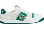 (Free Shipping)Gucci Screener 'Interlocking G - White Green