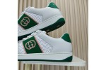 (Free Shipping)Gucci Screener 'Interlocking G - White Green