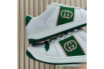 (Free Shipping)Gucci Screener 'Interlocking G - White Green