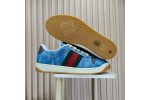 (Free Shipping)Gucci Ace 'Blue Velvet'