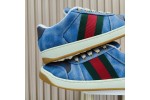 (Free Shipping)Gucci Ace 'Blue Velvet'