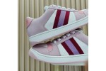 (Free Shipping)Gucci Wmns Screener Sneaker GG Monogram - Pink 677423-HVKI0-9090