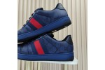 (Free Shipping)Gucci Screener 'GG Supreme - Dark Blue Red' 763525-FACMI-8443