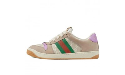 (Free Shipping)Gucci Wmns Screener 'GG Crystals - Purple Green Red' 705051-UULG0-9683