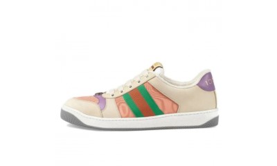 (Free Shipping)Gucci Wmns Screener 'Pink Green Orange' 577684-9W880-2596