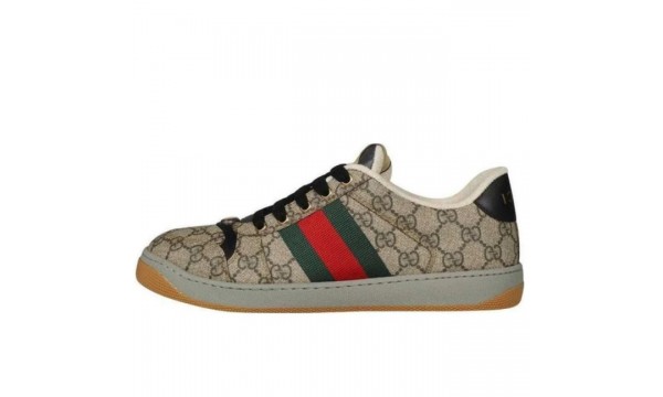 (Free Shipping)Gucci Screener Sneaker 'GG Monogram - Beige' 674530-96GE0-9766