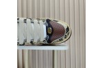 (Free Shipping)Gucci Screener Python-embossed Leather Sneakers Beige Black Brown  698605-19YC0-9781