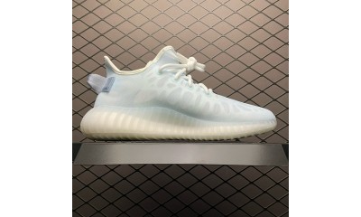 (Free Shipping)YEEZY BOOST 350 V2 “Mono Ice” GW2869