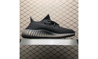 (Free Shipping)Adidas Yeezy Boost 350 V2 Core Black Red BY9612