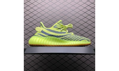 (Free Shipping)Adidas Yeezy Boost 350 V2 Semi Frozen Yellow B37572