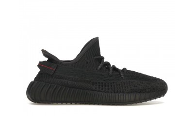 (Free Shipping)Adidas Yeezy Boost 350 V2 Black (Non-Reflective) FU9006