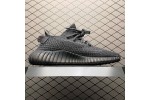 (Free Shipping)Adidas Yeezy Boost 350 V2 Static Black FU9007