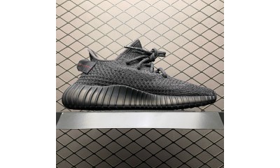 (Free Shipping)Adidas Yeezy Boost 350 V2 Static Black FU9007