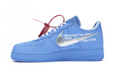 (Free Shipping)Nike Air Force 1 Low Off-White MCA University Blue CI1173-400