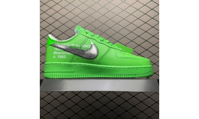 (Free Shipping)Nike Air Force 1 Low Off-White Brooklyn DX1419-300