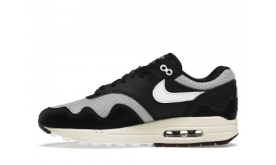 (Free Shipping)Nike Air Max 1 Patta Waves Black (with Bracelet) DQ0299-001