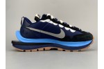 (Free Shipping)Sacai x Nike VaporWaffle Sesame and Black Blue Silver DD1875-700