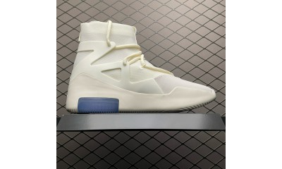 (Free Shipping)Nike Air Fear Of God 1 Sail Black FOG AR4237-100