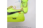 (Free Shipping)Nike Air Force 1 Low Off-White Volt AO4606-700