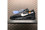 (Free Shipping)Nike Air Max 90 OFF-White Black AA7293-001