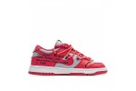 (Free Shipping)Nike Dunk Low Off-White University Red CT0856-600