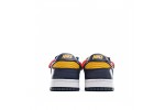 (Free Shipping)OFF White X Nike Dunk SB Low White Michigan CT0856-700