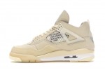 (Free Shipping)Off-White x Air Jordan 4 Retro CV9388-001