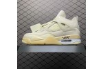 (Free Shipping)Off-White x Air Jordan 4 Retro CV9388-001