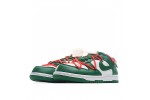 (Free Shipping)Nike Dunk Low Off-White Pine Green CT0856-100