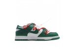 (Free Shipping)Nike Dunk Low Off-White Pine Green CT0856-100