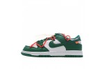 (Free Shipping)Nike Dunk Low Off-White Pine Green CT0856-100