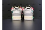 (Free Shipping)Off-White x Nike Dunk Low「THE 50」 DM1602-12