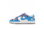 (Free Shipping)OFF-White x Futura xNike Dunk Low DD0856-403