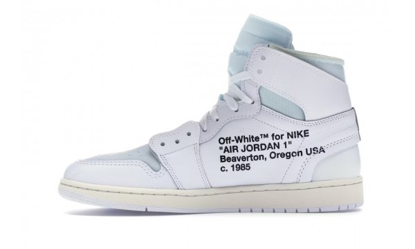 (Free Shipping)Jordan 1 Retro High Off-White White AQ0818-100