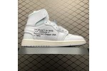 (Free Shipping)Jordan 1 Retro High Off-White White AQ0818-100