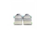 (Free Shipping)Off-White x Nike SB Dunk Low OW White Grey Blue DM1602-115