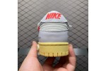 (Free Shipping)ReactRun Off White Nike Dunk Low 01 Of 50 OW White Metallic Silver DM1602-127