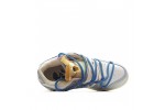 (Free Shipping)Off-White x Nike SB Dunk Low The 50 NO.10 White Grey Blue Yellow DM1602-113