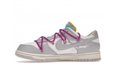 (Free Shipping)Off-White x Nike Dunk Low “21 of 50” DM1602-100