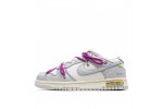 (Free Shipping)Off-White x Nike Dunk Low “21 of 50” DM1602-100