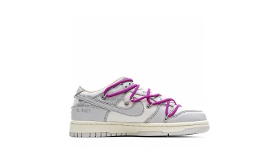 (Free Shipping)Off-White x Nike Dunk Low “21 of 50” DM1602-100