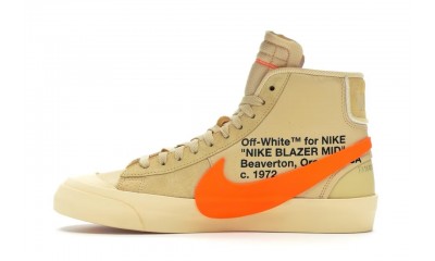 (Free Shipping)Nike Blazer Mid Off-White All Hallow's Eve AA3832-700