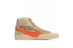 (Free Shipping)Nike Blazer Mid Off-White All Hallow's Eve AA3832-700