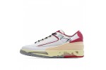 (Free Shipping)Jordan 2 Retro Low SP Off-White White Red DJ4375-106